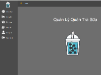 Quản lý quán trà sữa winfom c#