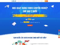 Share code landing khóa học quay dựng video chuyên nghiệp - Giao diện hiện đại & tối ưu chuyển đổi