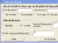 Code chương trình tính lún và tốc độ lún bằng lập trình