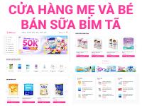 Share code webiste mẹ và bé bán bỉm tã sữa thực phẩm mỹ phẩm cho bé và mẹ | Cửa hàng mẹ và bé shop bán sữa shop mỹ phẩm shop bỉm tã thực phẩm dinh dưỡng cho bé và mẹ kinh doanh mỹ phẩm thực phẩm
