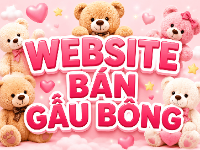 Share code website bán gấu bông thú bông móc khóa bông Source code website gấu bông thú nhồi bông quà tặng phụ kiện gối bông gấu bông tỏ tình thú bông Full báo cáo website gấu bông thú bông