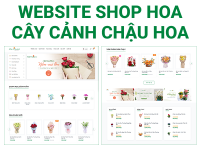Share code website bán hoa chậu hoa cây cảnh hoa khai trương hoa sinh nhật hoa chúc mừng trang trí cây xanh | Dự án website quản lý cửa hàng bán hoa tươi chậu hoa chậu cây cảnh Full báo cáo shop hoa