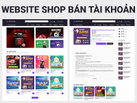 Share code website bán tài khoản dịch vụ sản phẩm số tài khoản game MMO tài khoản AI như ChatGPT Gemini Grok | Nâng cấp Tài khoản Canva tài khoản Capcup tài khoản Youtube Game acc game vật phẩm ảo