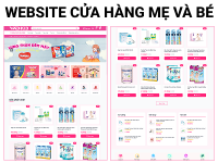 Share code website mẹ và bé PHP MYSQL | Hệ thống quản lý cửa hàng mẹ và bé bán sữa tã bỉm dụng cụ cho bé | Full code website bán hàng shop mẹ và bé