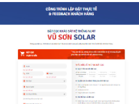 Share code website năng lượng mặt trời