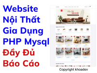 website nội thất,code nội thất,web nội thất,php mysql,web bán nội thất,báo cáo bán nội thất