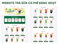 web bán nước,website trà sữa,website bán cafe,website cà phê,web trà sữa,đồ án web trà sữa