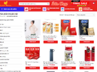 Sharecode website shop mỹ phẩm dược phẩm mẫu mã đẹp mắt