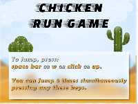 Source code Game Gà vượt chướng ngại vật JavaScript (chicken run java)