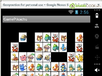 Source code game Pikachu