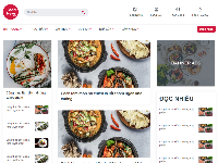 Source code Html css giao diện chia sẻ, giới thiệu công thức nấu ăn food news