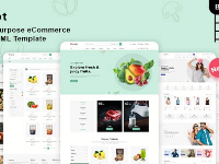 Source code Html Template Thương mại điện tử đa năng - Carrot