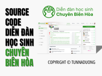 Source code web Diễn đàn học sinh THPT Chuyên Biên Hòa (CBH Youth Online - CYO) (PHP thuần)
