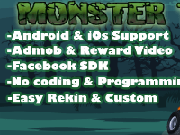 Soure Code Reskin Game Monster Truck Vs Zombies Complete Project