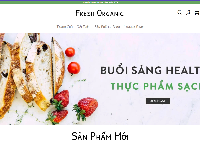 Template giao diện web Fresh Organic