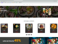 Template Website bán thức ăn - Sử dụng html, css, javascript cơ bản