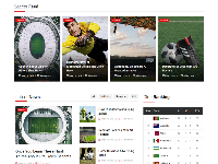 Template website tin tức thể thao tin tức bóng đá lịch thi đấu bóng đá cực đẹp 2021