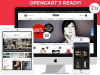 Theme cho website thương mại điện tử Opencart Journal