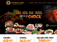 Theme Website cửa hàng thức ăn nhanh