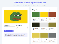 Trình trích xuất bảng màu hình ảnh bằng javascript