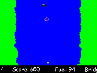 Trò chơi Atari River Raid sử dụng Pygame
