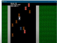 Trò chơi đua xe giao thông đơn giản bằng Python