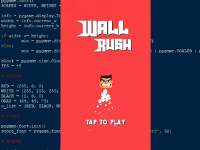 Trò chơi Wall Rush sử dụng Pygame trong Python