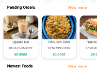 Ứng dụng đặt đồ ăn từ canteen