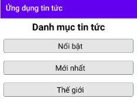 Ứng dụng đọc báo - Code đồ án