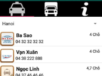 Ứng dụng gọi taxi trên android giao diện đẹp