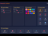 Ứng dụng hoạt hình pháo hoa tương tác sử dụng JavaScript