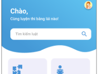 Ứng dụng luyện thi giấy phép lái xe flutter