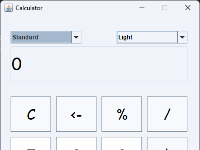 Ứng dụng máy tính đơn giản Java Swing