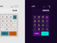 Ứng dụng máy tính js đơn giản dẹp
