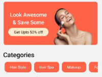 Ứng dụng SEA Salon giao diện đẹp