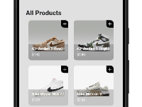 Ứng dụng Sneaker flutter