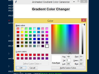 Ứng dụng thay đổi màu sắc gradient động sử dụng Tkinter trong Python