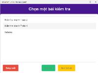 Ứng dụng thi trắc nghiêm trực tuyến