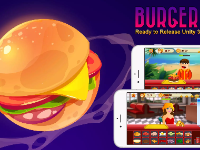 Unity Game Template - Burger Shop Casual Game - (Unity 2022.3.40f1)