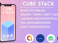 Unity Game Template - Cube Stack - (Unity 2022.3.40f1)