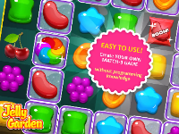 Unity Game Template - Match 3 Super Fantastic Jelly Garden - (Unity 2022.3.40f1 - Admob)