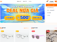 Web app cửa hàng kính mắt