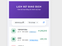 Web app quản lý chi tiêu đẹp