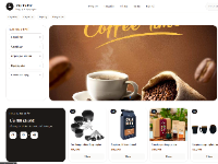 Web bán cà phê giao diện cực đẹp