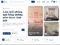 Web bán đồ decor phòng ngủ
