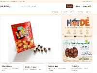 Web bán hạt dẻ giao diện đẹp