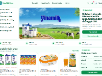 Web bán sản phẩm Vinamilk