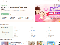 Web bán shop mẹ và bé BabyNest