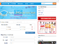 Web bán sim giao diện đẹp php