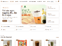 Web bán trà sữa MilkTea House
